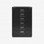 Bisley F-Series Filer Black 6 Drawer