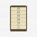 Bisley F-Series Filer Coffee Cream 6 Drawer