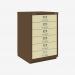 Bisley F-Series Filer Coffee Cream 6 Drawer