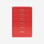 Bisley F-Series Filer Cardinal Red 6 Drawer