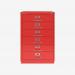 Bisley F-Series Filer Cardinal Red 6 Drawer