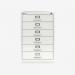 Bisley F-Series Filer Traffic White 6 Drawer