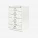 Bisley F-Series Filer Traffic White 6 Drawer