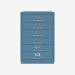 Bisley F-Series Filer Bisley Blue 6 Drawer