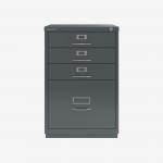 Bisley F-Series Filer Anthracite Grey 4 Drawer