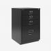 Bisley F-Series Filer Black 4 Drawer