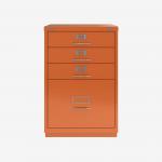 Bisley F-Series Filer Bisley Orange 4 Drawer