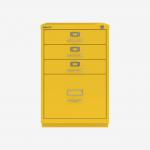 Bisley F-Series Filer Yellow 4 Drawer