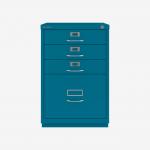 Bisley F-Series Filer Azure 4 Drawer