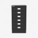 Bisley A3 Series MultiDrawer Black 6 Drawer