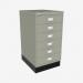 Bisley A3 Series MultiDrawer Goose Grey 6 Drawer