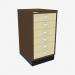 Bisley A3 Series MultiDrawer Coffee Cream 6 Drawer