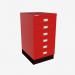 Bisley A3 Series MultiDrawer Cardinal Red 6 Drawer