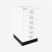 Bisley A3 Series MultiDrawer Traffic White 6 Drawer