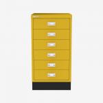 Bisley A3 Series MultiDrawer Yellow 6 Drawer