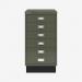 Bisley A3 Series MultiDrawer Olive Green 6 Drawer