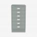 Bisley A3 Series MultiDrawer Bisley Silver 6 Drawer