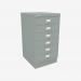 Bisley A3 Series MultiDrawer Bisley Silver 6 Drawer