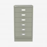Bisley A3 Series MultiDrawer Goose Grey 6 Drawer