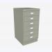 Bisley A3 Series MultiDrawer Goose Grey 6 Drawer