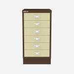 Bisley A3 Series MultiDrawer Coffee Cream 6 Drawer