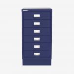 Bisley A3 Series MultiDrawer Oxford Blue 6 Drawer
