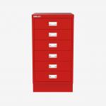 Bisley A3 Series MultiDrawer Cardinal Red 6 Drawer