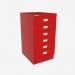 Bisley A3 Series MultiDrawer Cardinal Red 6 Drawer