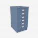 Bisley A3 Series MultiDrawer Bisley Blue 6 Drawer