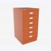 Bisley A3 Series MultiDrawer Bisley Orange 6 Drawer