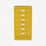 Bisley A3 Series MultiDrawer Yellow 6 Drawer