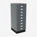 Bisley A3 Series MultiDrawer Anthracite Grey 9 Drawer