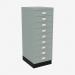 Bisley A3 Series MultiDrawer Bisley Silver 9 Drawer