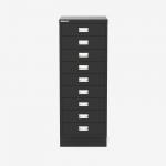 Bisley A3 Series MultiDrawer Black 9 Drawer