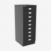 Bisley A3 Series MultiDrawer Black 9 Drawer