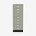 Bisley A3 Series MultiDrawer Goose Grey 9 Drawer