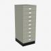 Bisley A3 Series MultiDrawer Goose Grey 9 Drawer