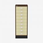 Bisley A3 Series MultiDrawer Coffee Cream 9 Drawer