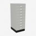 Bisley A3 Series MultiDrawer Light Grey 9 Drawer