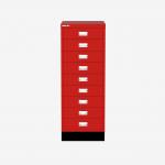 Bisley A3 Series MultiDrawer Cardinal Red 9 Drawer