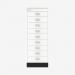 Bisley A3 Series MultiDrawer Traffic White 9 Drawer
