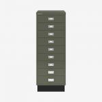 Bisley A3 Series MultiDrawer Olive Green 9 Drawer