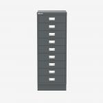 Bisley A3 Series MultiDrawer Anthracite Grey 9 Drawer
