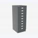 Bisley A3 Series MultiDrawer Anthracite Grey 9 Drawer