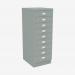 Bisley A3 Series MultiDrawer Bisley Silver 9 Drawer