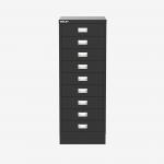 Bisley A3 Series MultiDrawer Black 9 Drawer