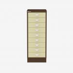 Bisley A3 Series MultiDrawer Coffee Cream 9 Drawer
