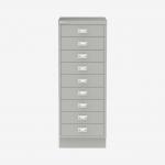 Bisley A3 Series MultiDrawer Light Grey 9 Drawer