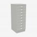 Bisley A3 Series MultiDrawer Light Grey 9 Drawer