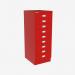 Bisley A3 Series MultiDrawer Cardinal Red 9 Drawer